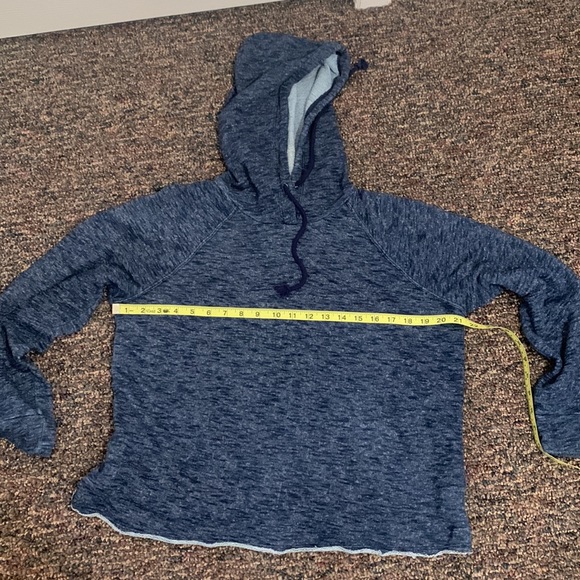 Blue Sweatshirt with Hood - Picture 6 of 7